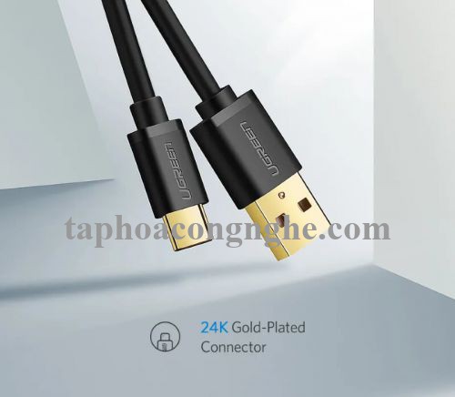 Ugreen 30158 0.5M màu đen Dây USB 2.0 sang Type-C truyền dữ liệu và sạc US141 30030158